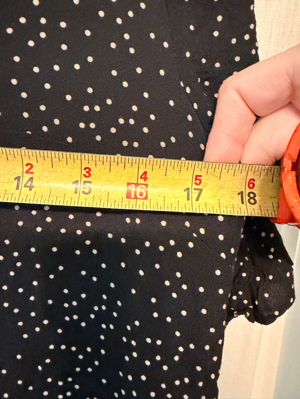Madewell Black Polka Dot V-Neck Mini Dress - Picture 10 of 10
